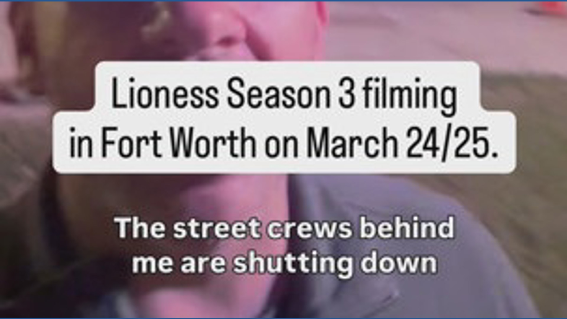 Lioness season 3 filming in Fort Worth