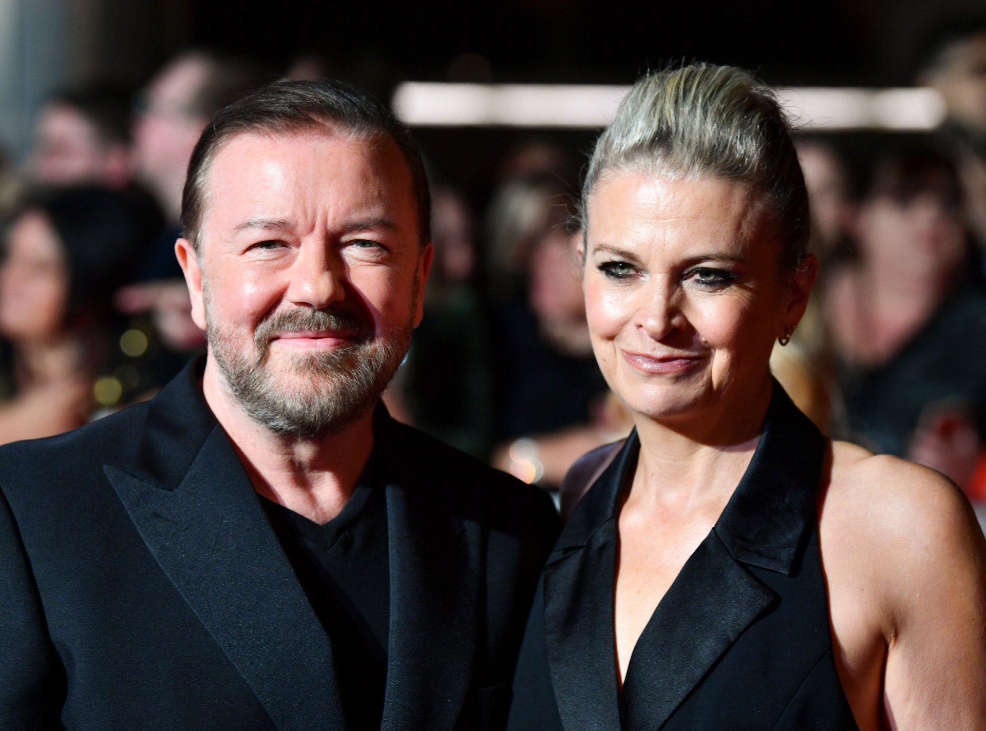 Ricky Gervais’ partner and author Jane Fallon undergoes surgery after ...