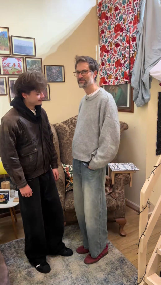 Dad’s outfit transformation with my styling