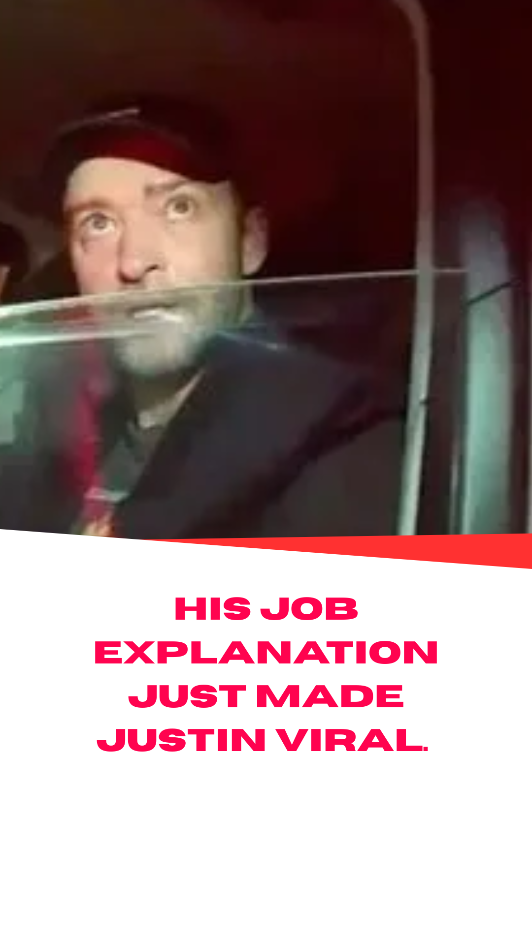His job explanation just made Justin viral