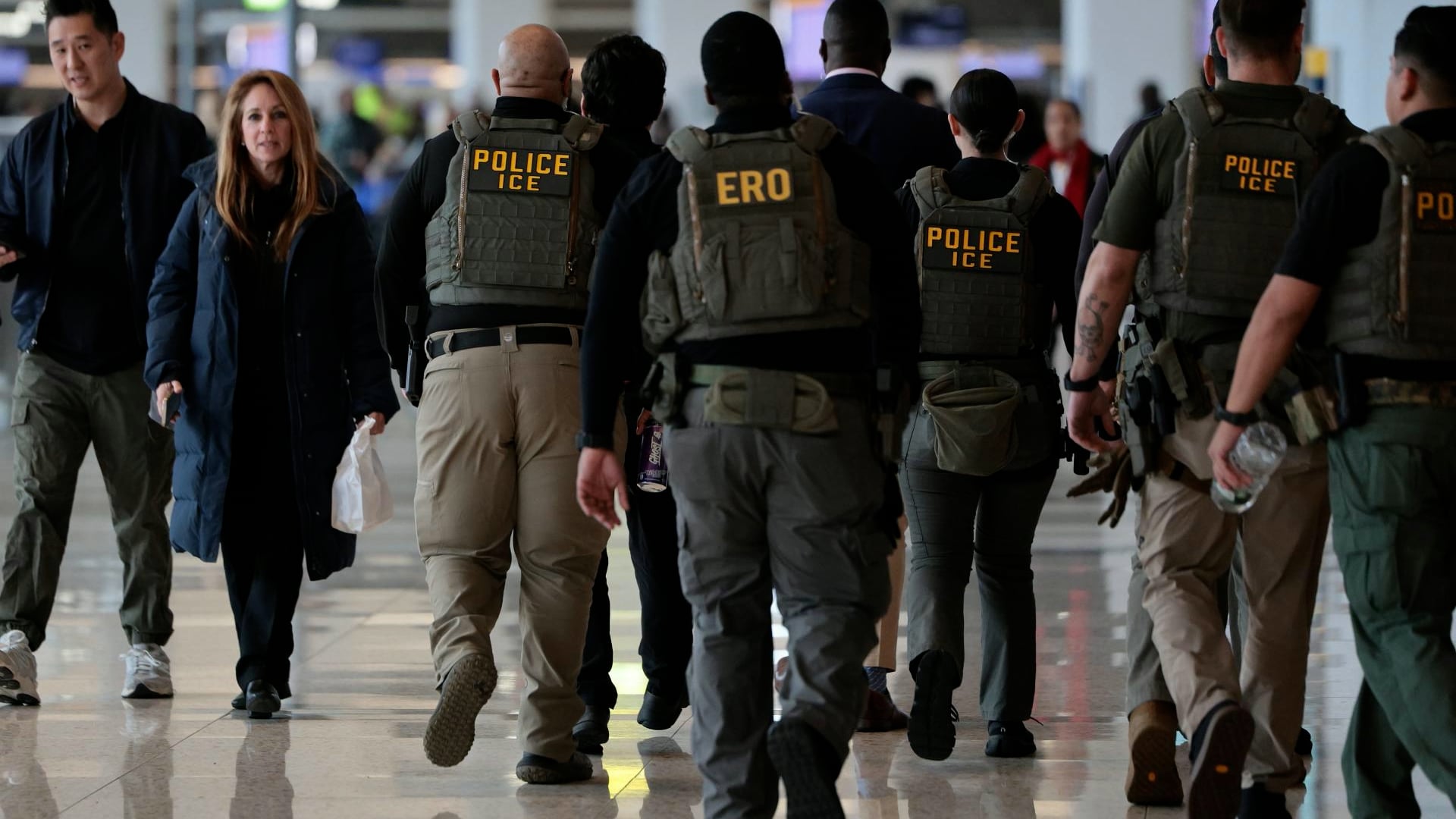US airports at risk of shutdown as Trump deploys ICE agents