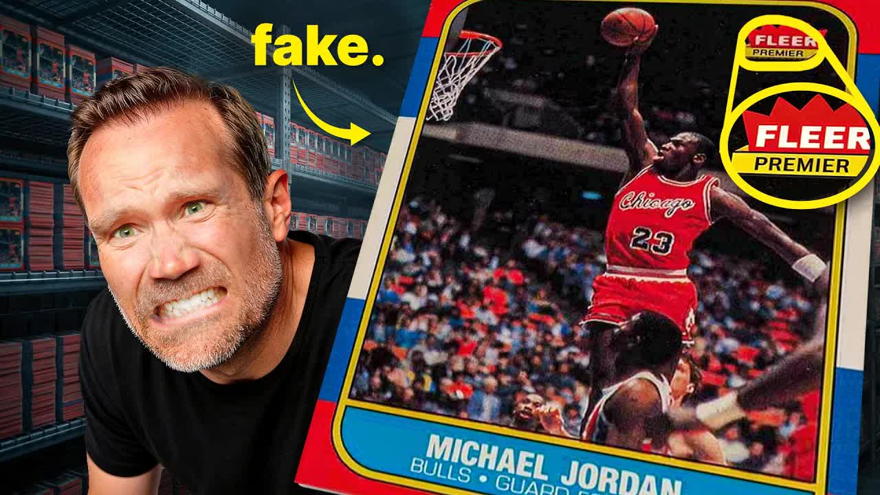 How to spot FAKE sports cards 101