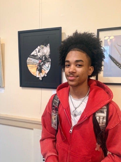 Brockton student's injury inspires award-winning art in Art Smart 2026