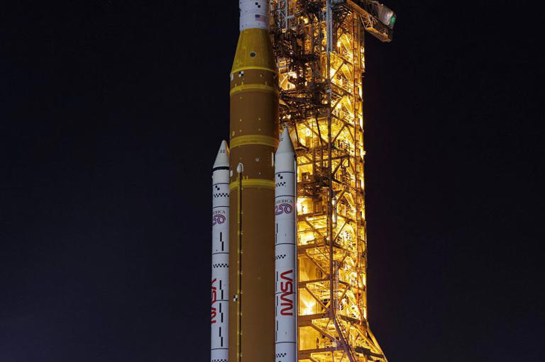 NASA Artemis 2 crew enters quarantine as moon rocket rolls to launchpad