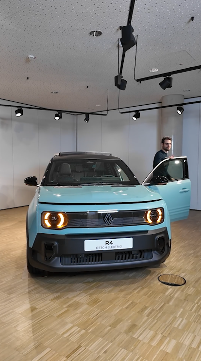 The modern appearance of the latest Renault 4
