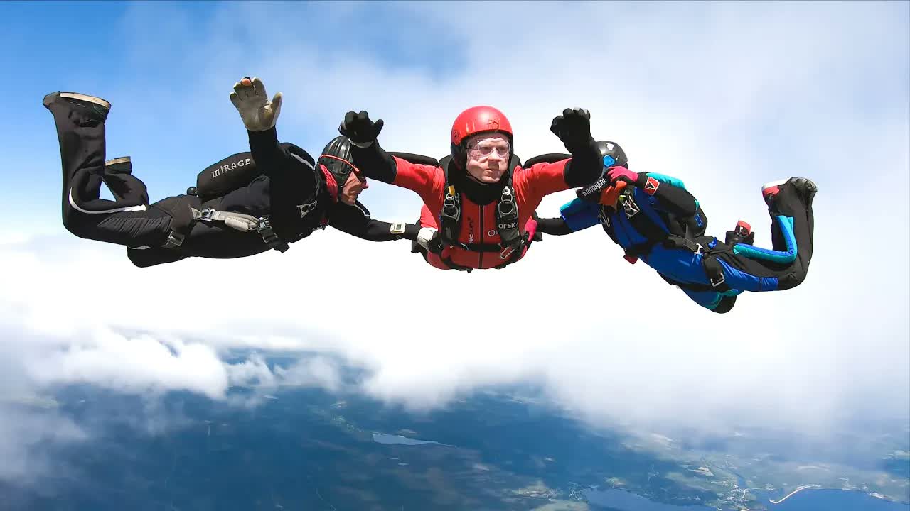 No room for error - learning to fall from the sky