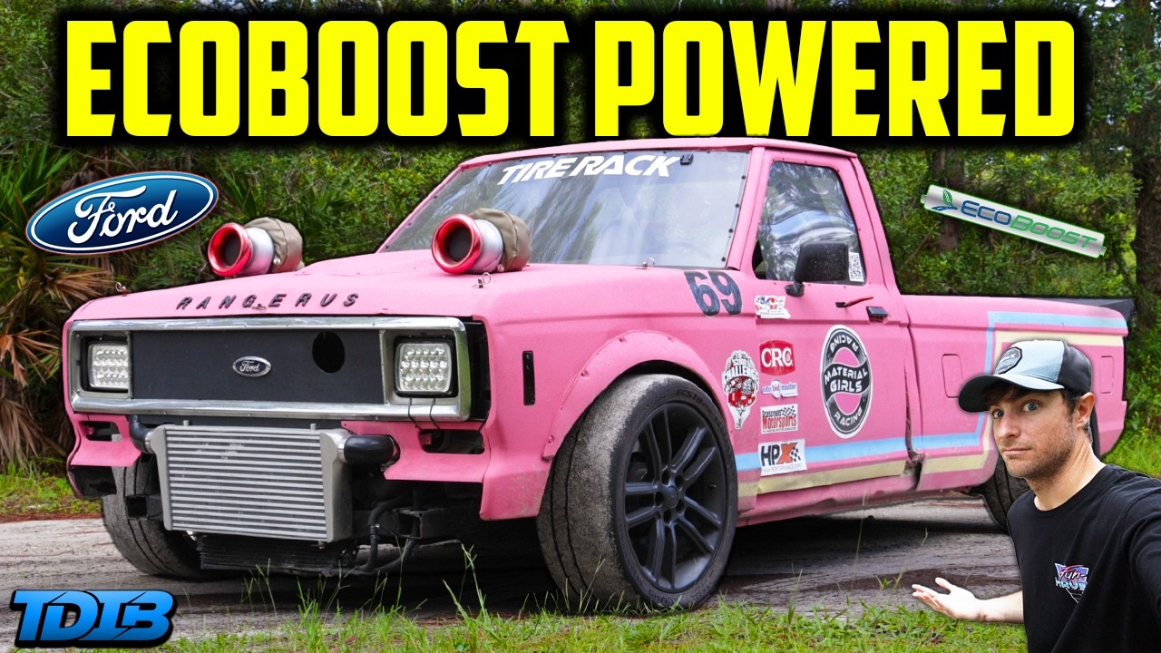 The twin turbo Ecoboost swapped Ford Ranger is absolute chaos