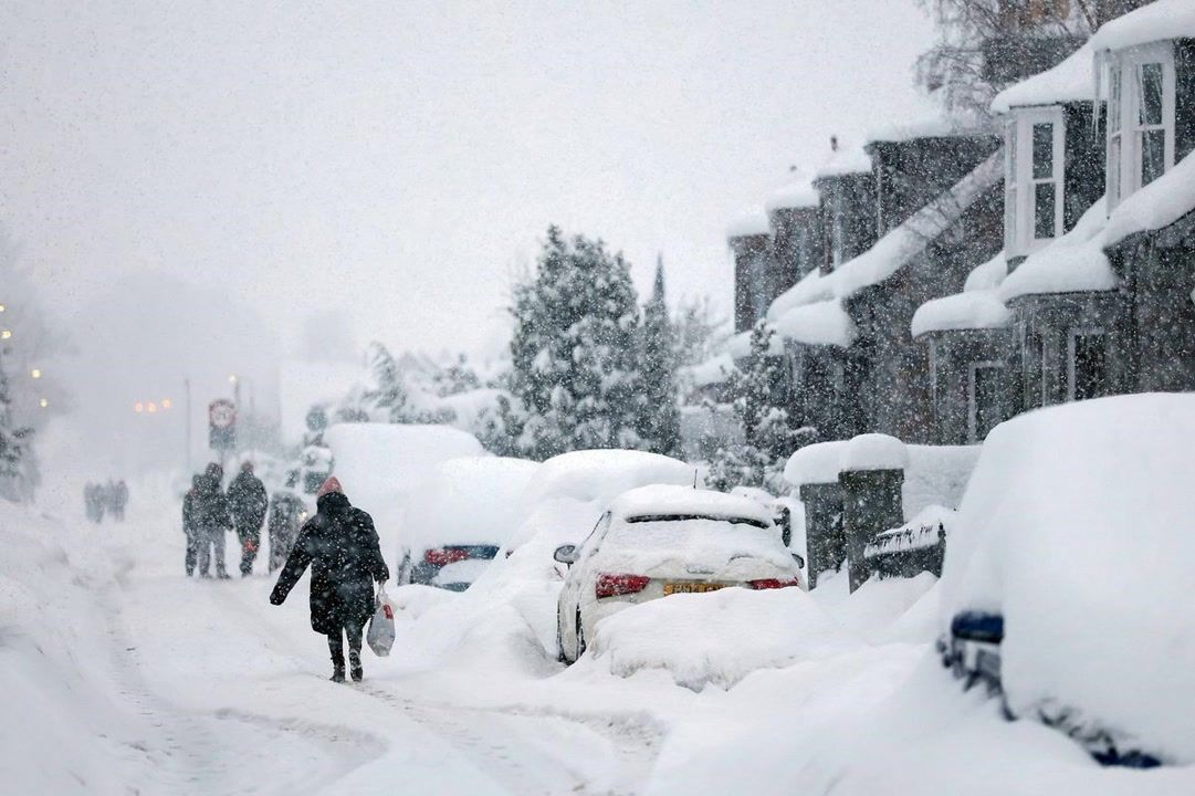 Met Office maps snow risk in deep freeze