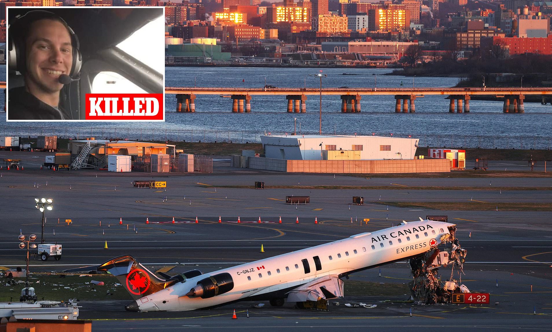Terrified pilot had chilling LaGuardia Airport premonition months before  deadly runway crash