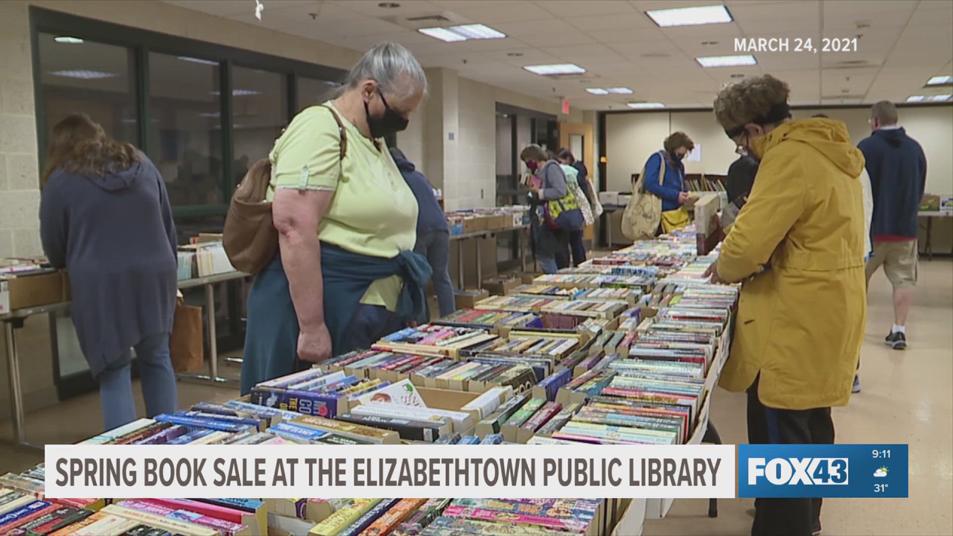 Spring book sale at Elizabethtown Library