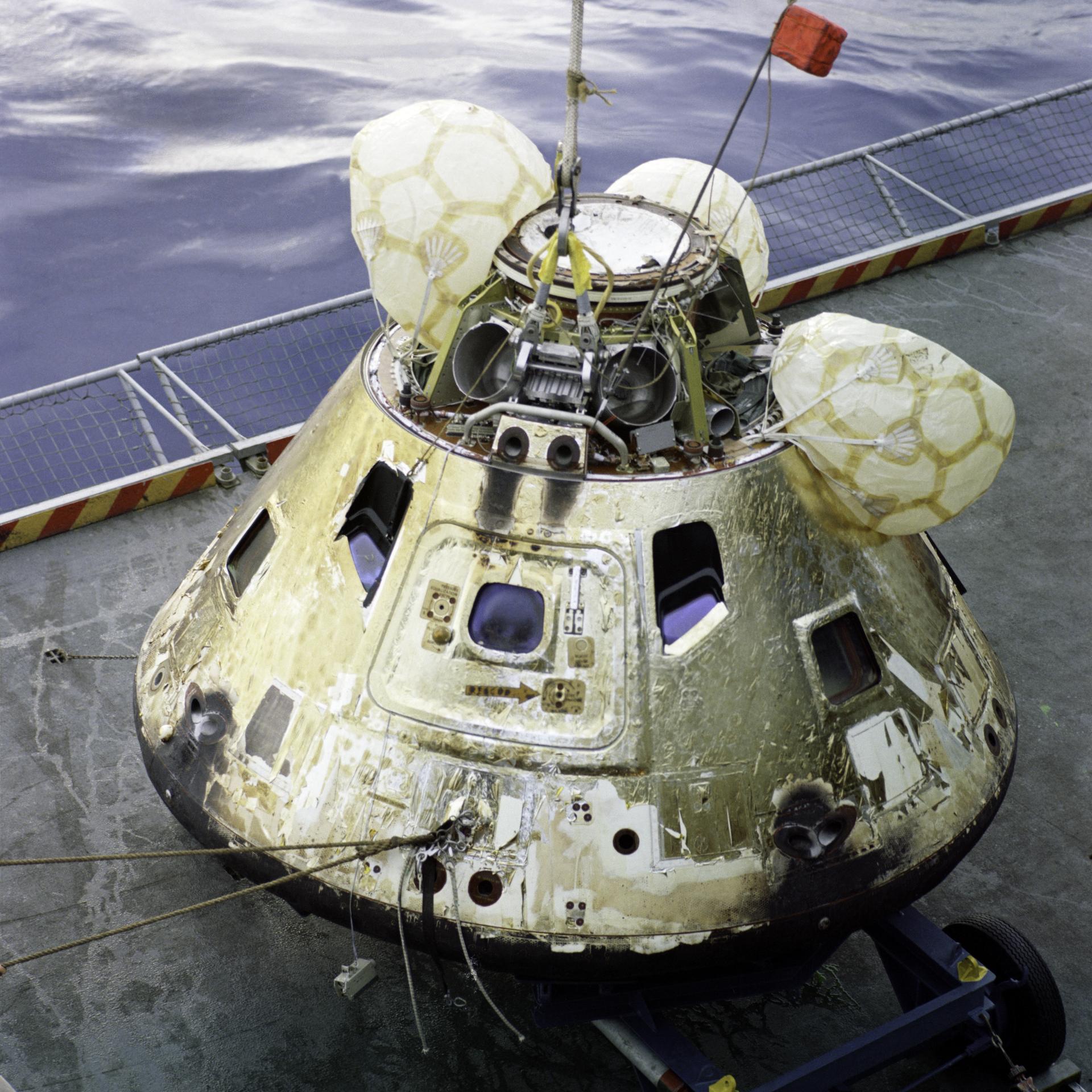 See photos of Apollo 8 as NASA prepares for next moon orbiting mission