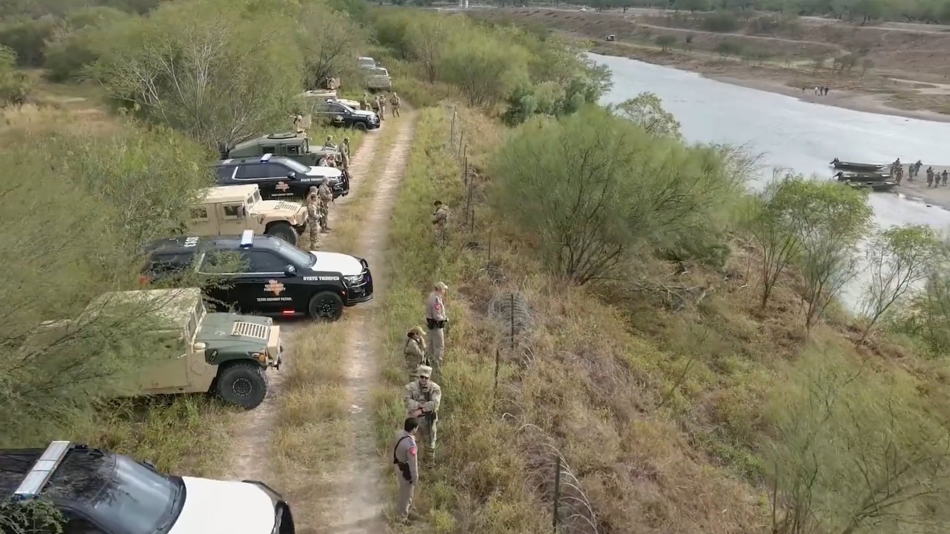 Texas National Guard drones keep watch over Mexico border