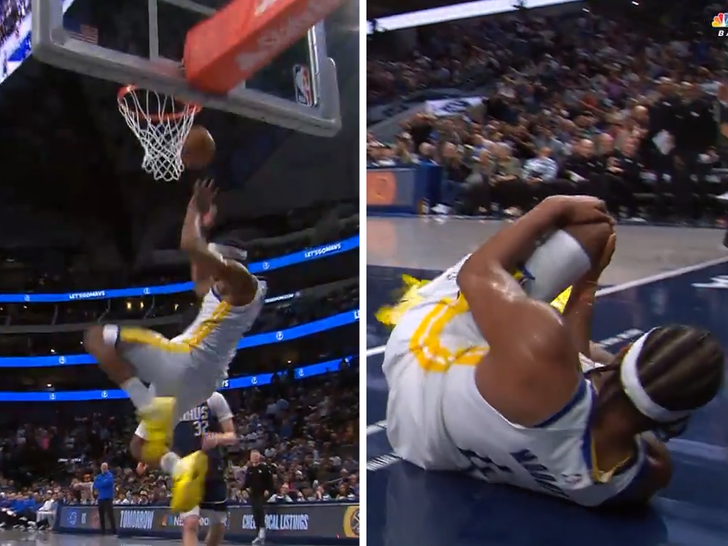 Moses Moody suffers horrific knee injury on dunk attempt, 'it looked bad'