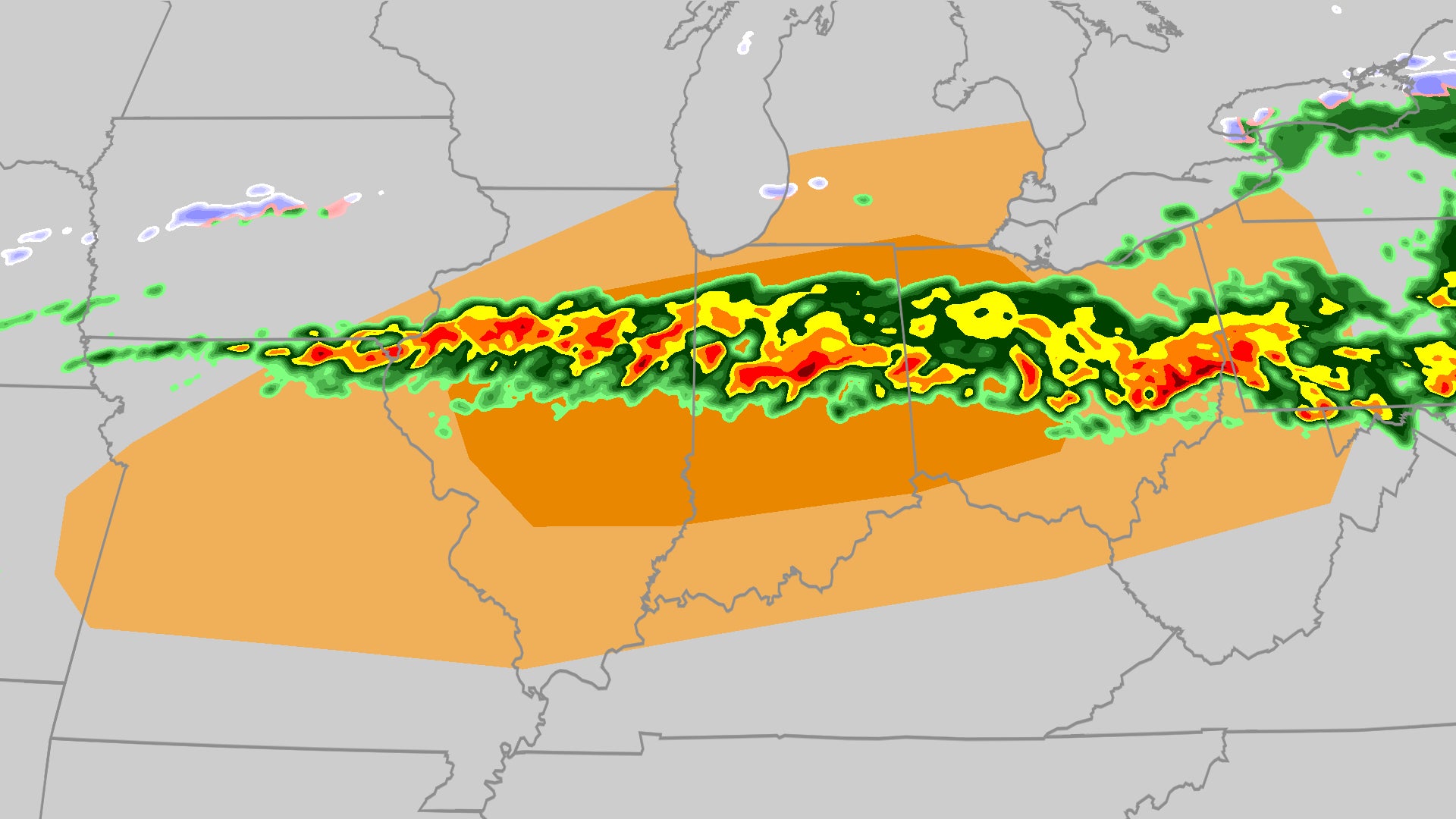 Severe storms to rumble across Midwest, Ohio Valley Thursday