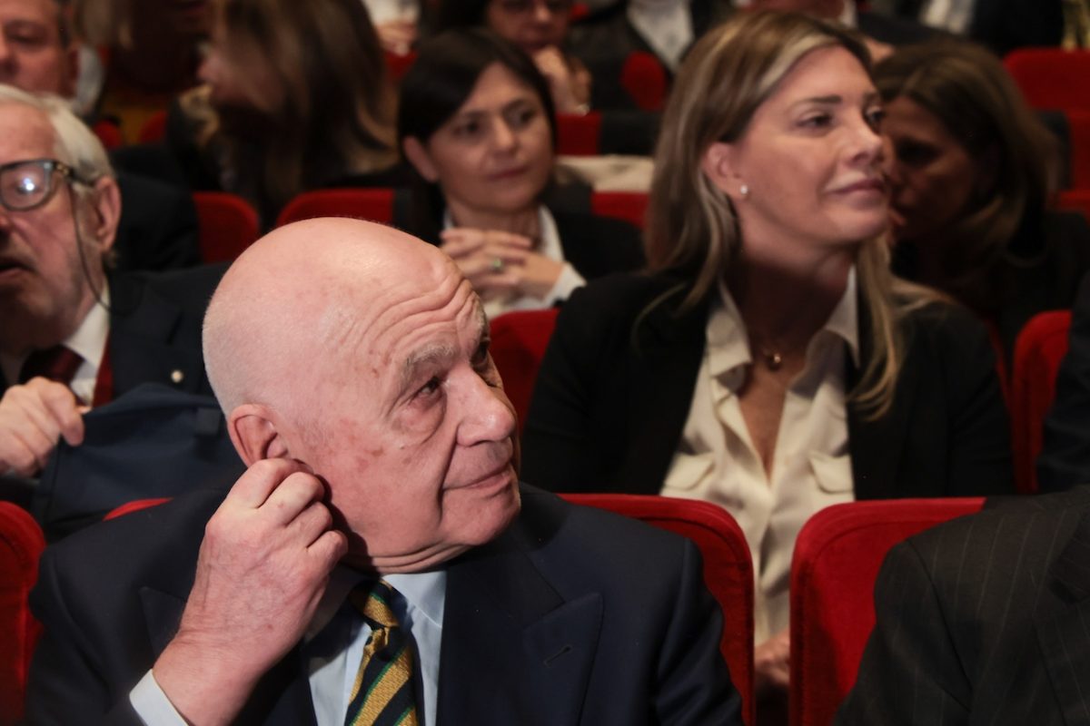 Carlo Nordio e dietro Giusi Bartolozzi (Imagoeconomica).