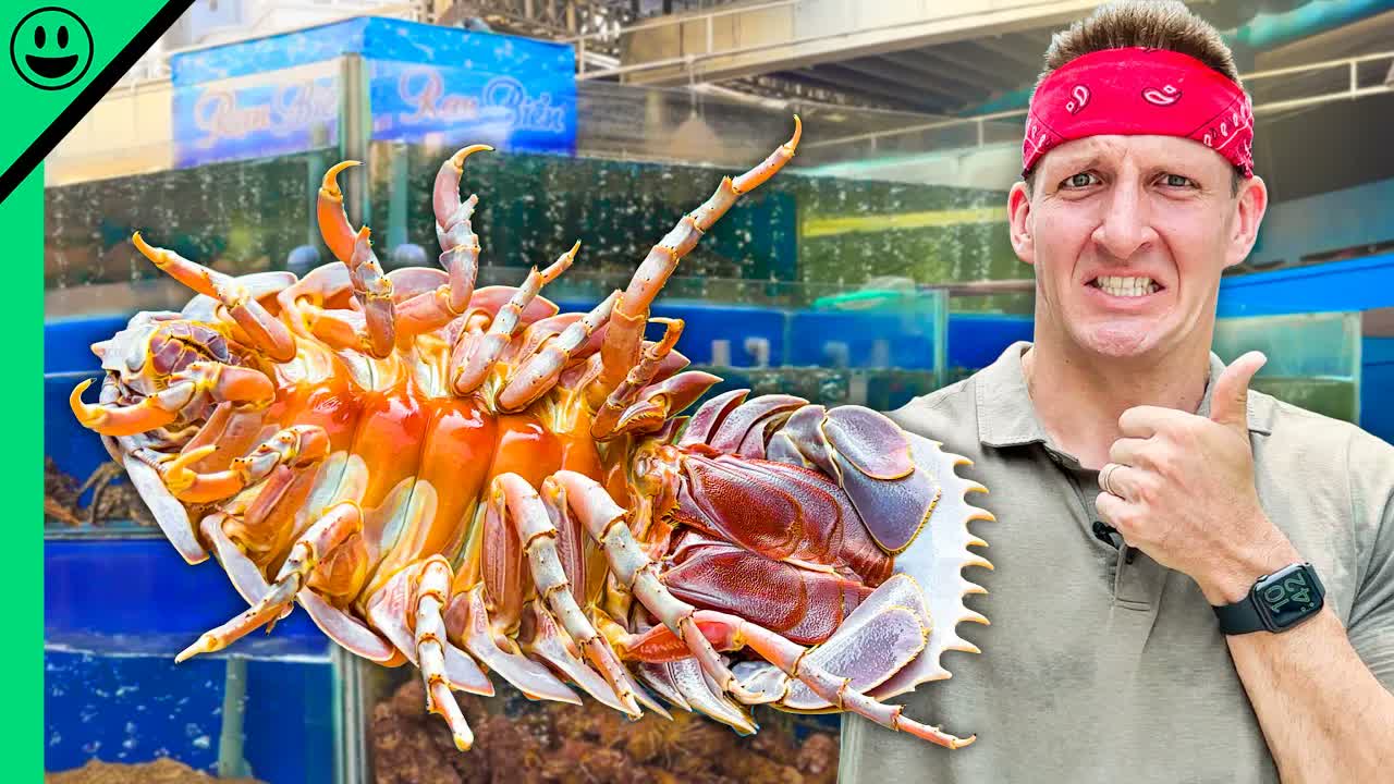 Inside Japan’s most unusual dish - giant sea cockroach cooked fresh