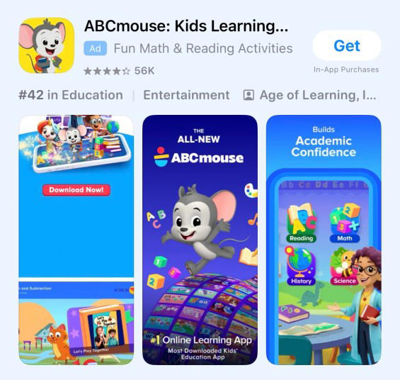 ABCmouse review: Free app personalizes learning for ages 2-8