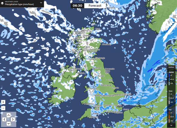 Met Office names UK areas facing snow on Wednesday - full list