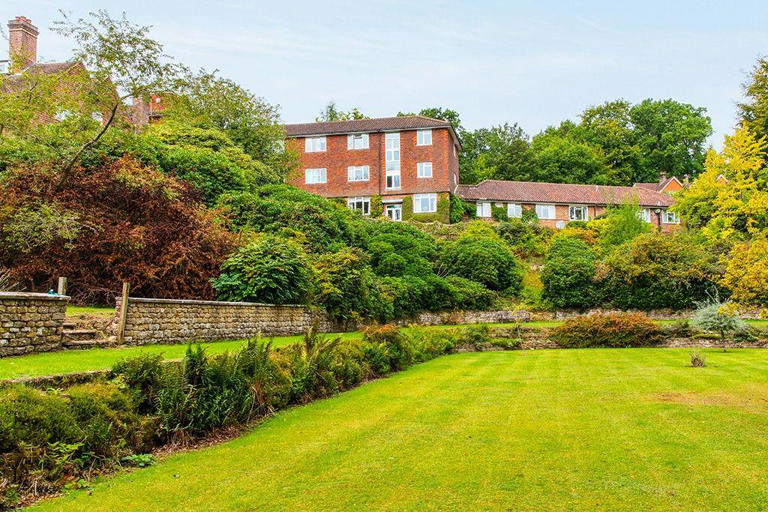 Alice and the Mad Hatter spend Easter at charity's Surrey care home
