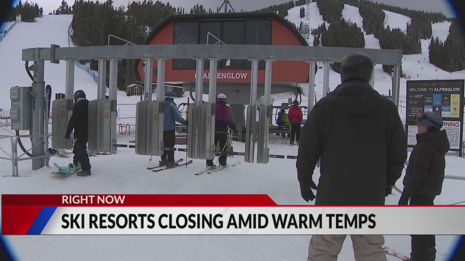 Ski resorts start to close early after unusually warm winter