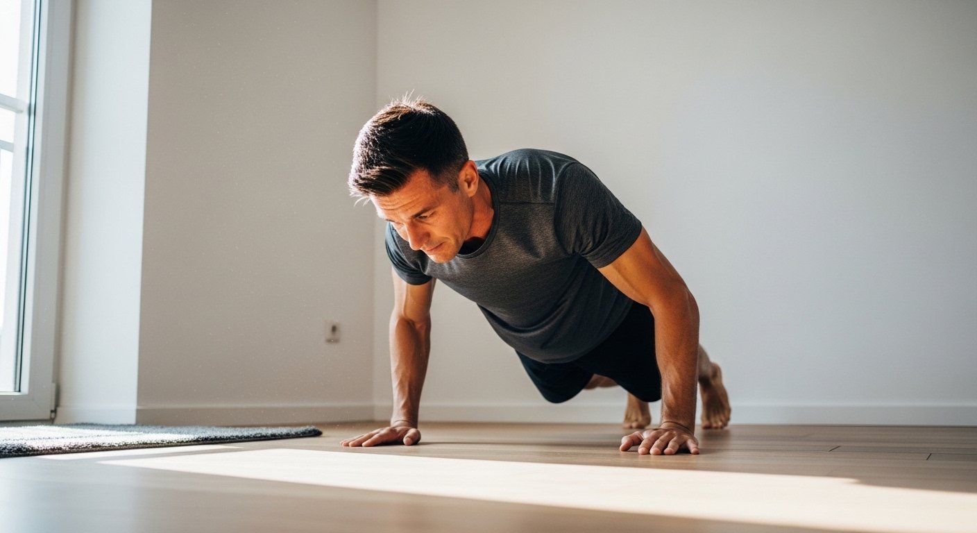 8 easy exercises men can do without equipment