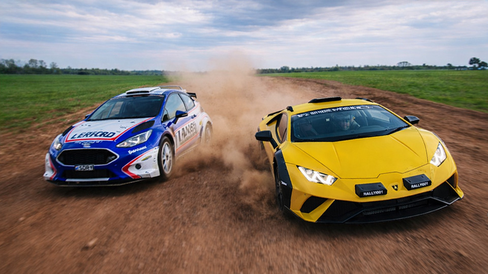 Off road battle Sterrato vs rally car full send