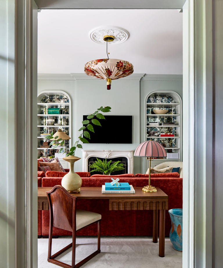 Why interior designers are styling the back of the sofa