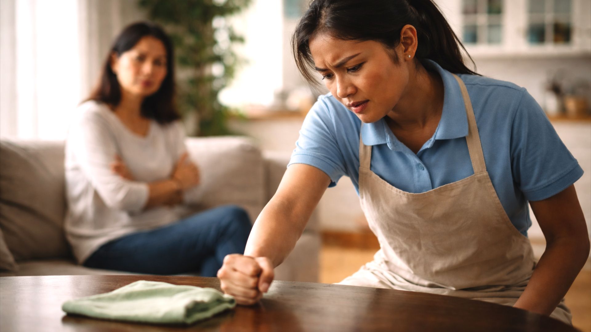 Employer wants her helper out, but readers advise her to talk it out