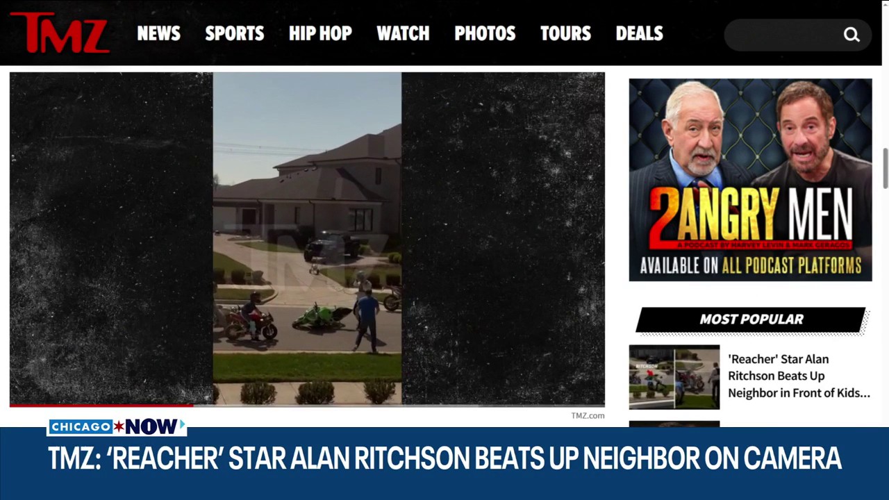 TMZ: 'Reacher' star Alan Ritchson involved in physical altercation with ...