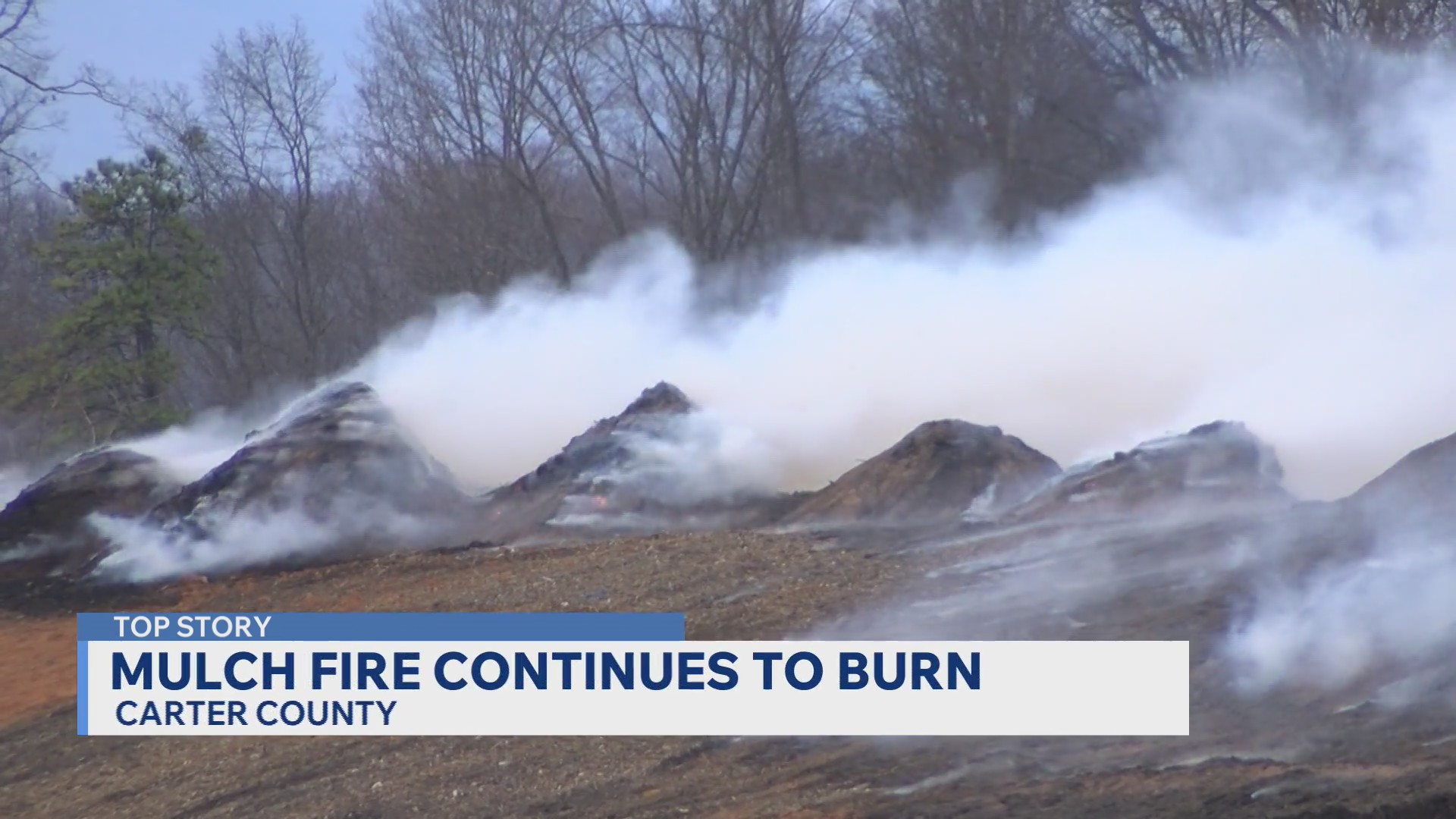 Neighbors: Mulch fire smoke creating ongoing major problem