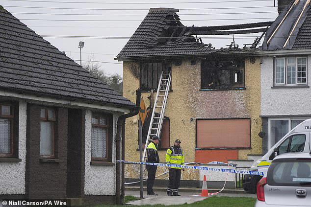 Man is found dead inside charred remains of home where boy and woman ...