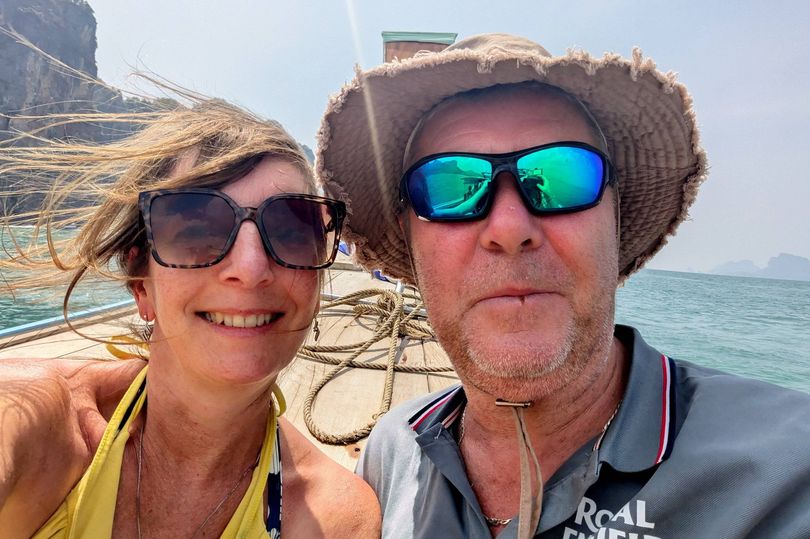 Joanna Ingram and her husband Stuart