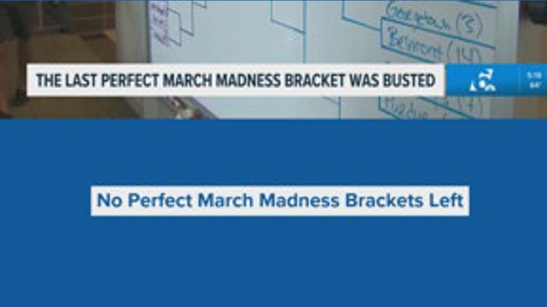 No more perfect March Madness brackets