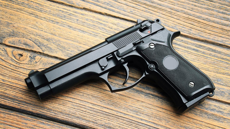Gun owner says he fired a Beretta into a marble table while trying to ...