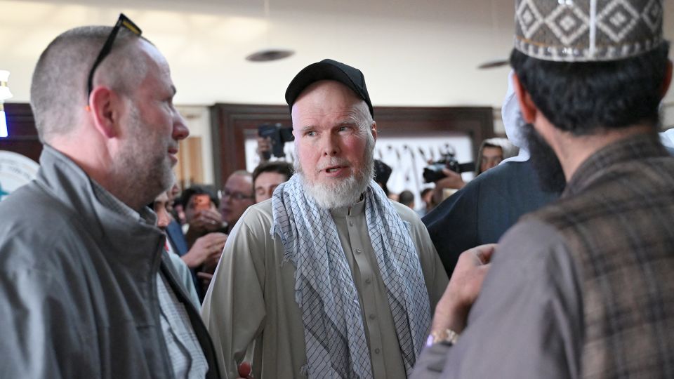 US citizen imprisoned in Afghanistan arrives back in the United States<br>