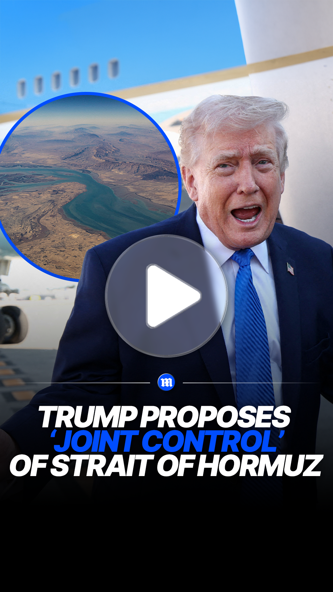 Trump suggests joint US-Iran control of Strait of Hormuz