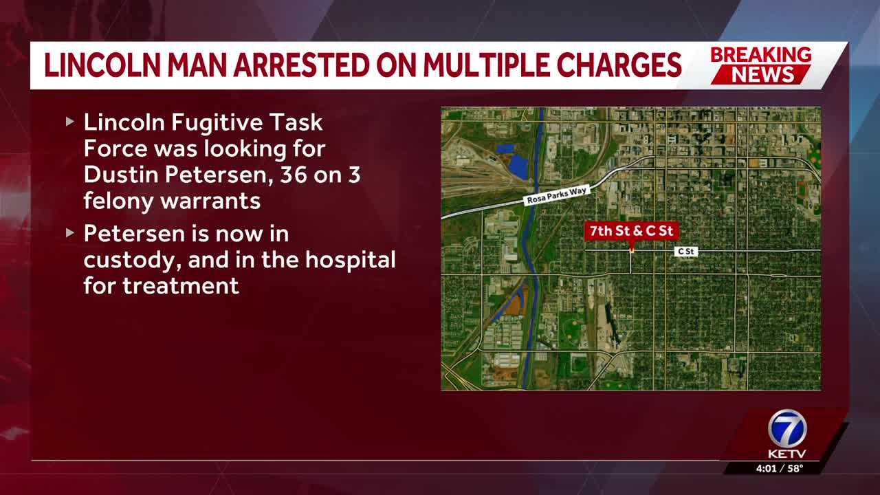 Authorities arrest man for multiple charges after standoff in Lincoln