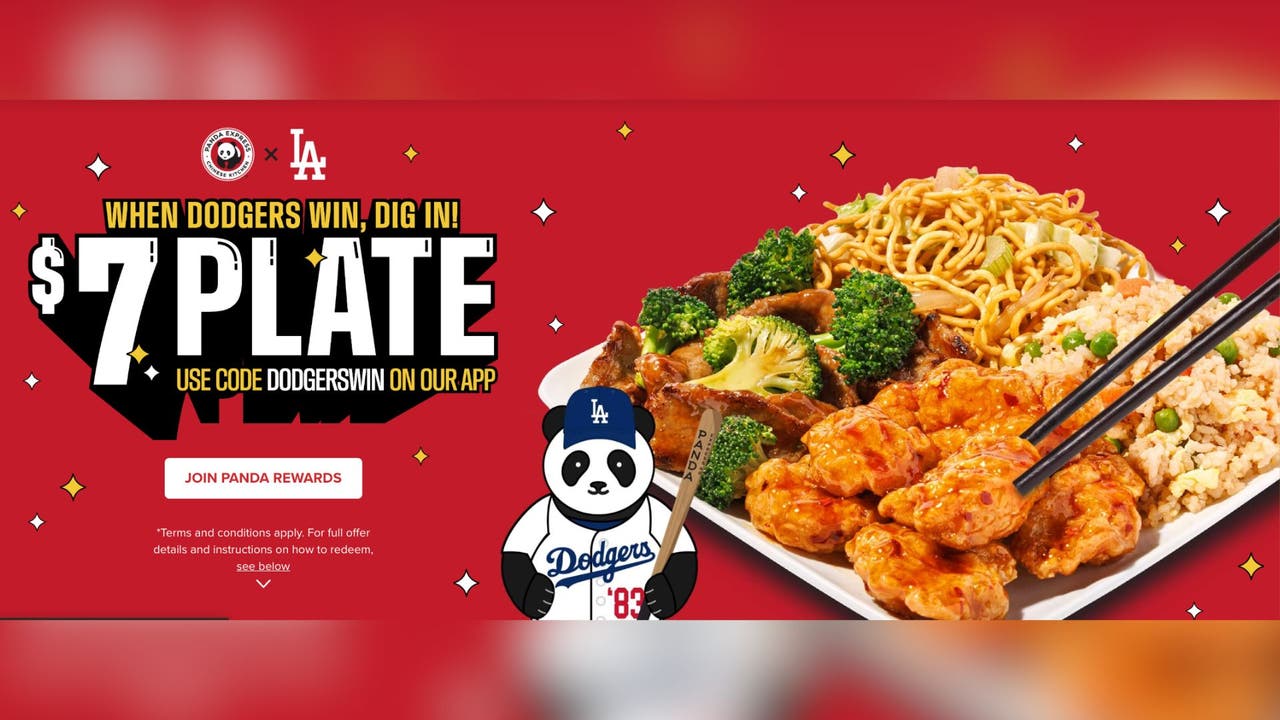 Dodgers win! Panda Express announces return of special promotion for ...