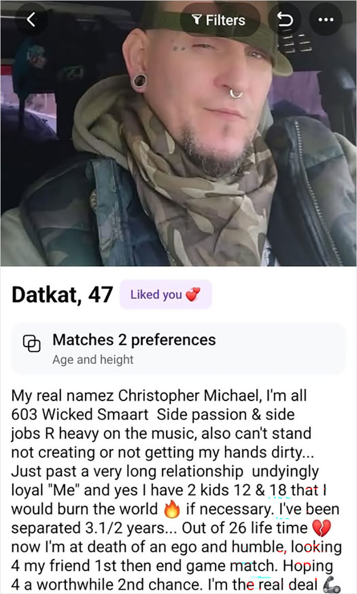 38 Dating Profiles That Are Painfully Cringeworthy