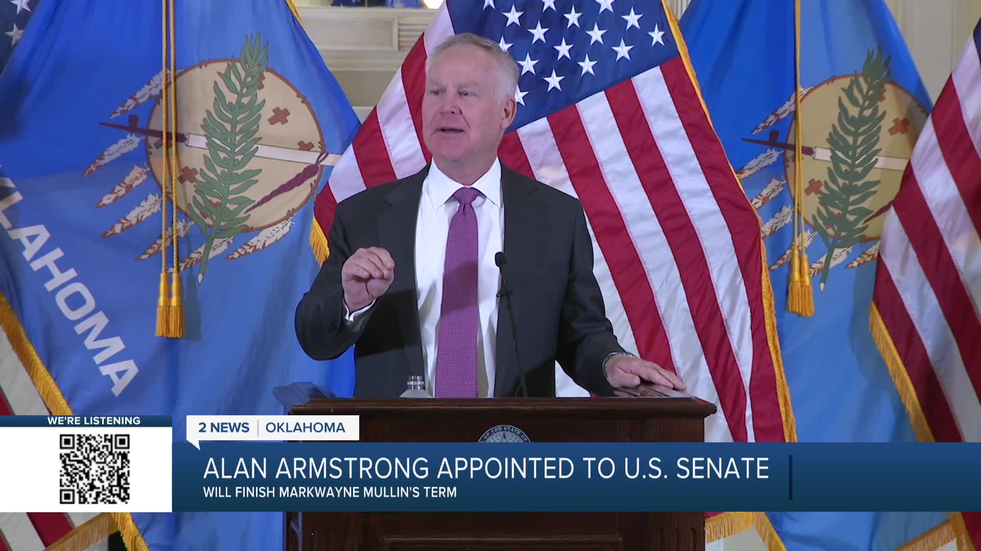 New senator: Gov. Stitt names Alan Armstrong to replace Sen. Mullin