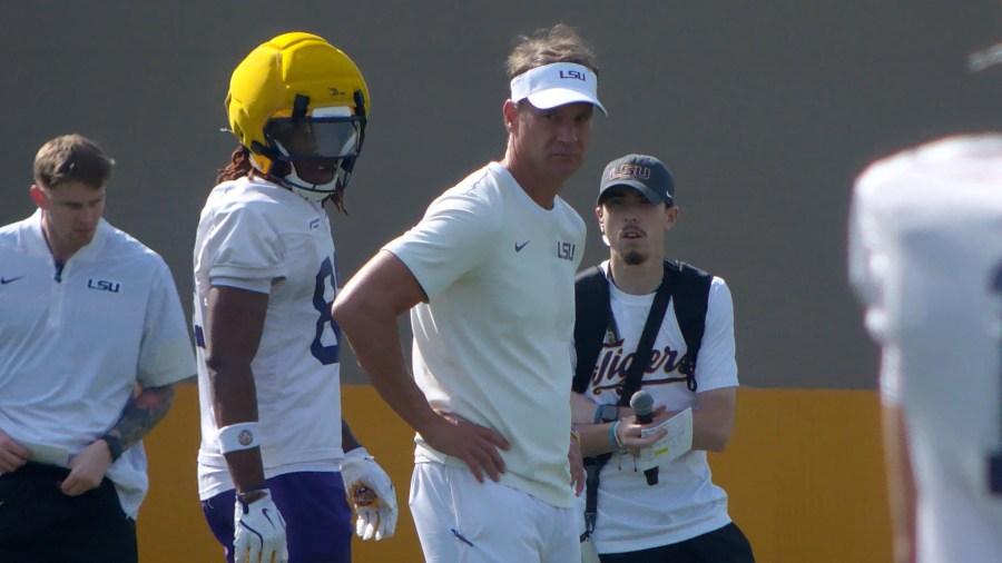 LSU Tigers kick off spring practice under Lane Kiffin: All eyes on QB ...