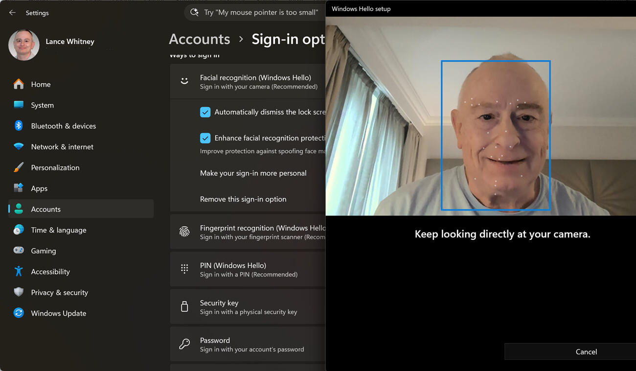 Screenshot by Lance Whitney/ZDNET
