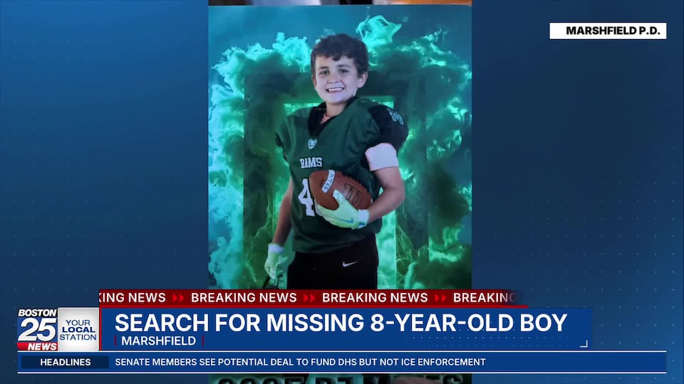 Police searching for missing 8-year-old in Marshfield