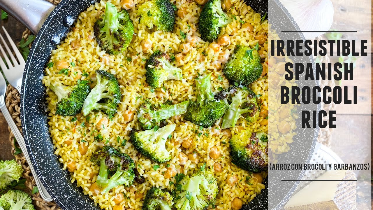 Rice with broccoli perfectly cooked every time