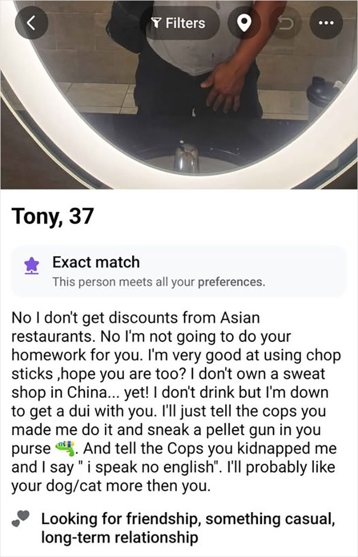 38 Dating Profiles That Are Painfully Cringeworthy