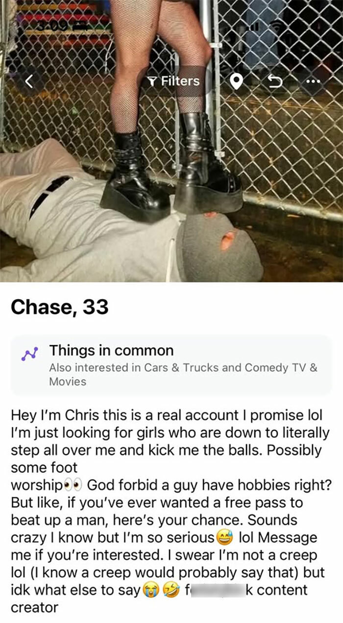 38 Dating Profiles That Are Painfully Cringeworthy