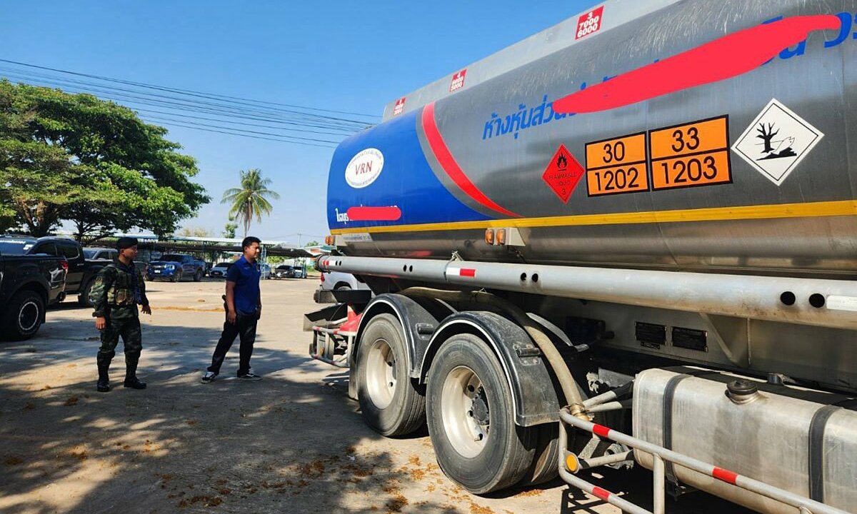 Thailand seizes 20,000 liters of diesel bound for Myanmar