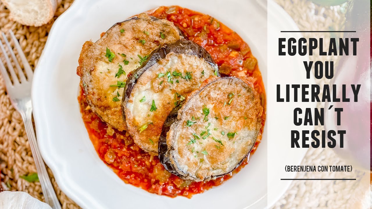 Fried eggplant with Spanish tomato sauce: Easy one-pan Mediterranean recipe