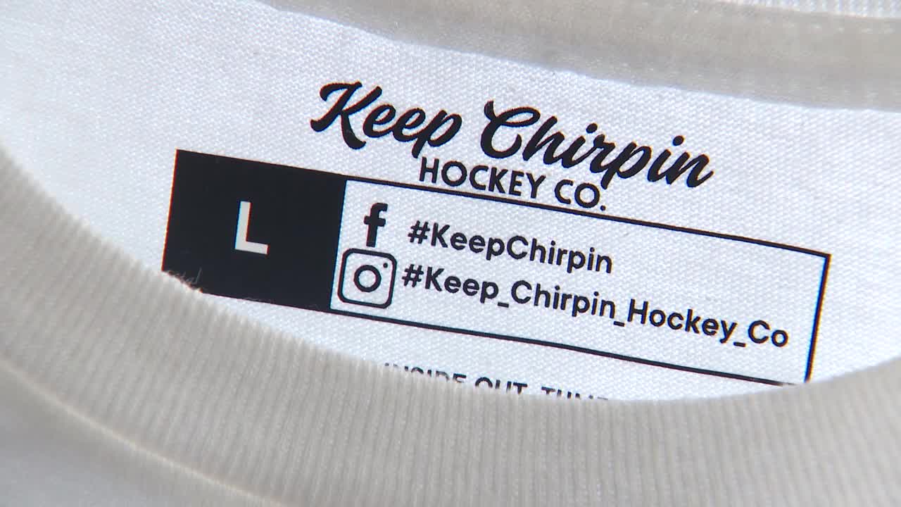 MN 11-year-old launches hockey clothing company: 'Keep chirpin''