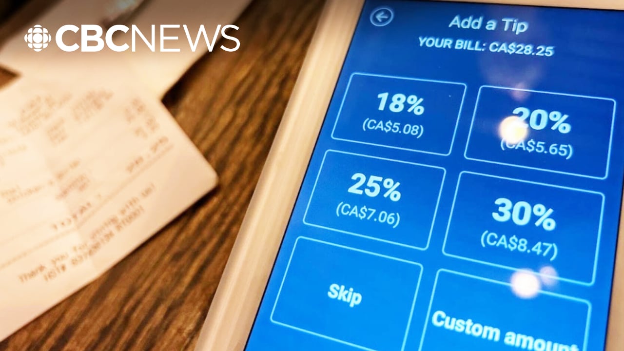 Why more Canadians are tired of tipping